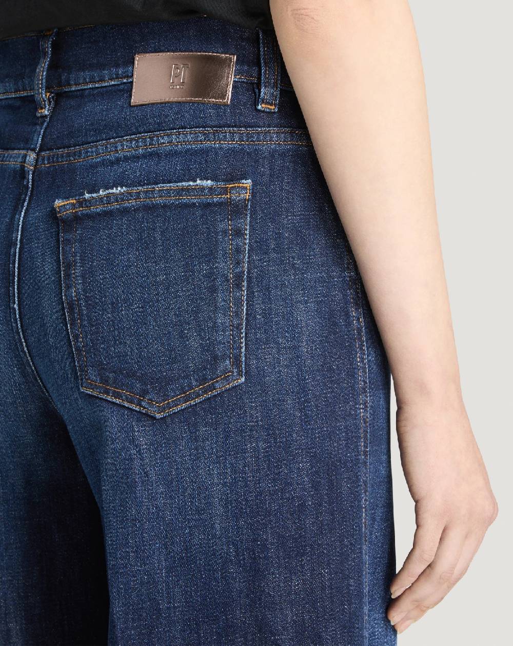 Pt Torino Jeans Cyndi in denim loose In Saldo