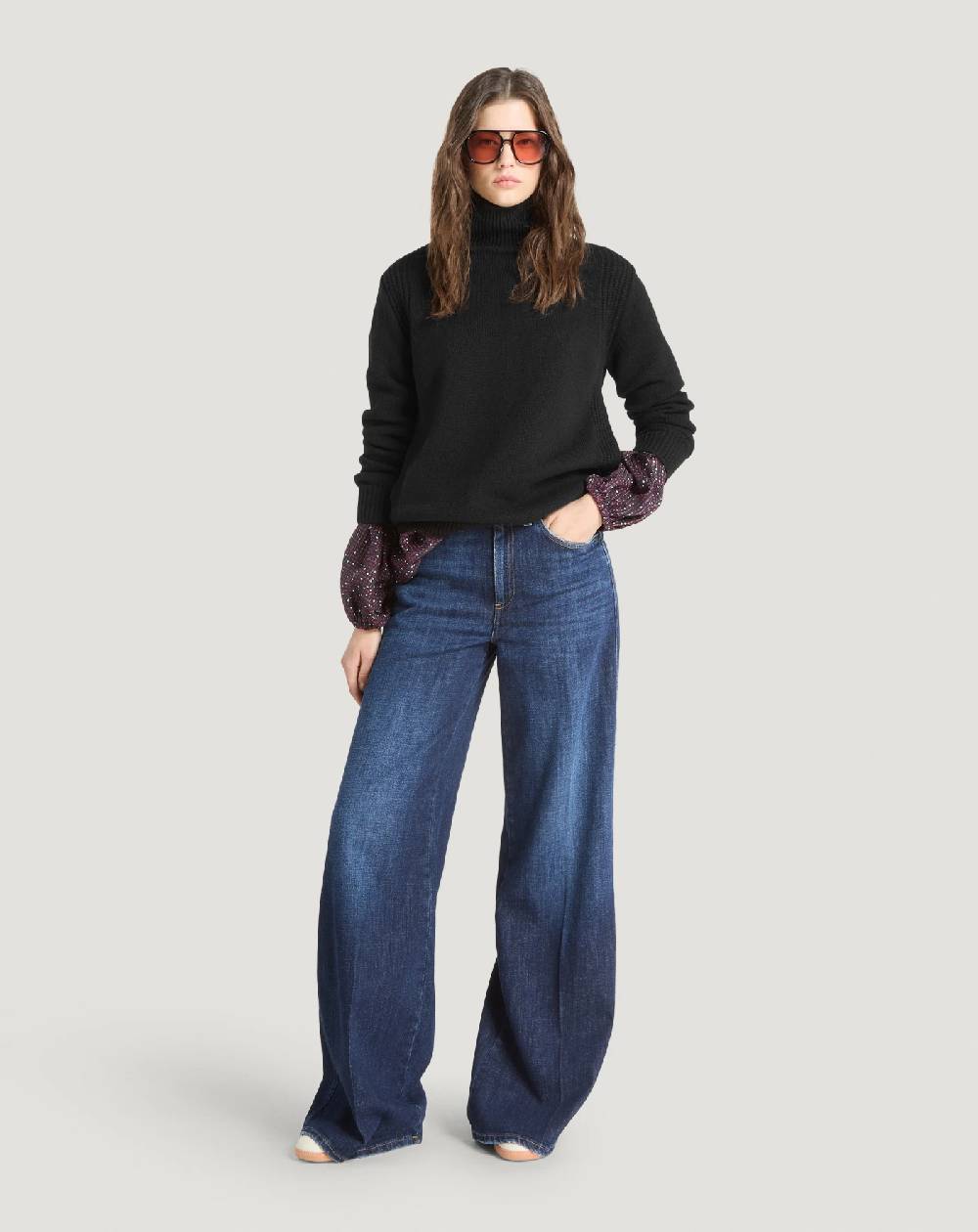 Pt Torino Jeans Cyndi in denim loose In Saldo
