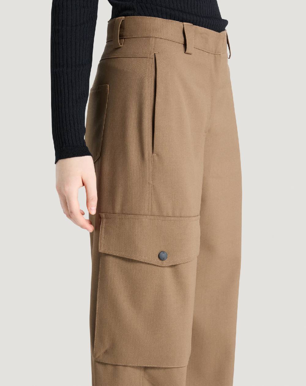 Pt Torino Pantaloni Giselle in tecno lana Spedizione gratuita