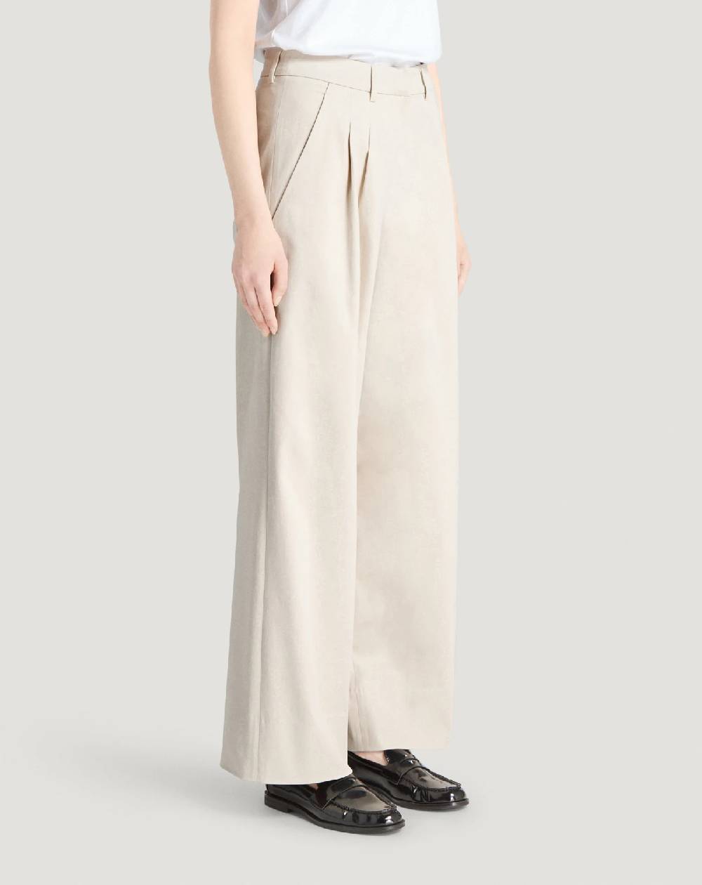 Pt Torino Pantaloni Frankie in twill Negozio online di fabbrica
