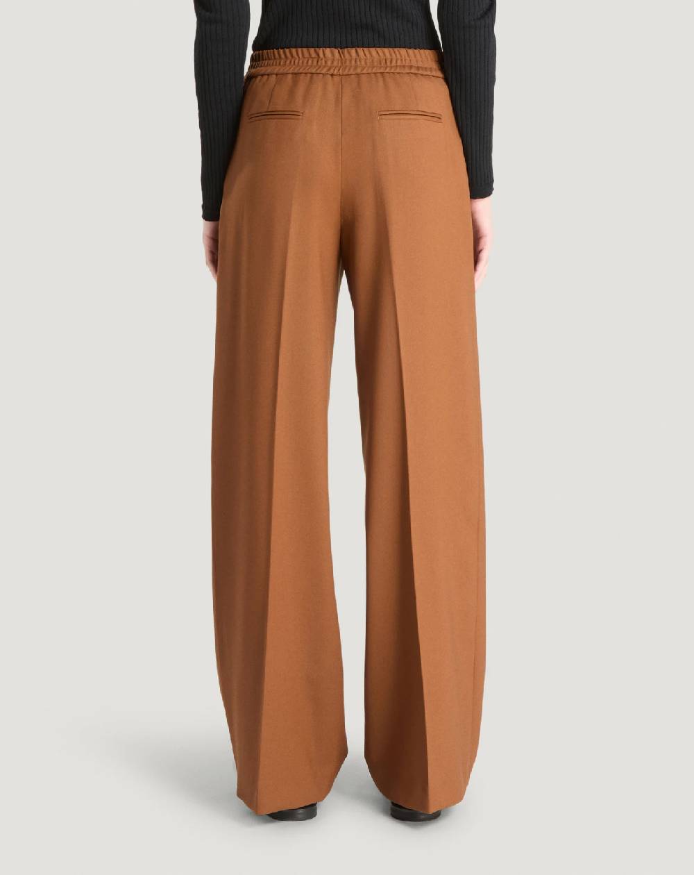 Pt Torino Pantaloni Lorenza in lana stretch Prezzo di fabbrica