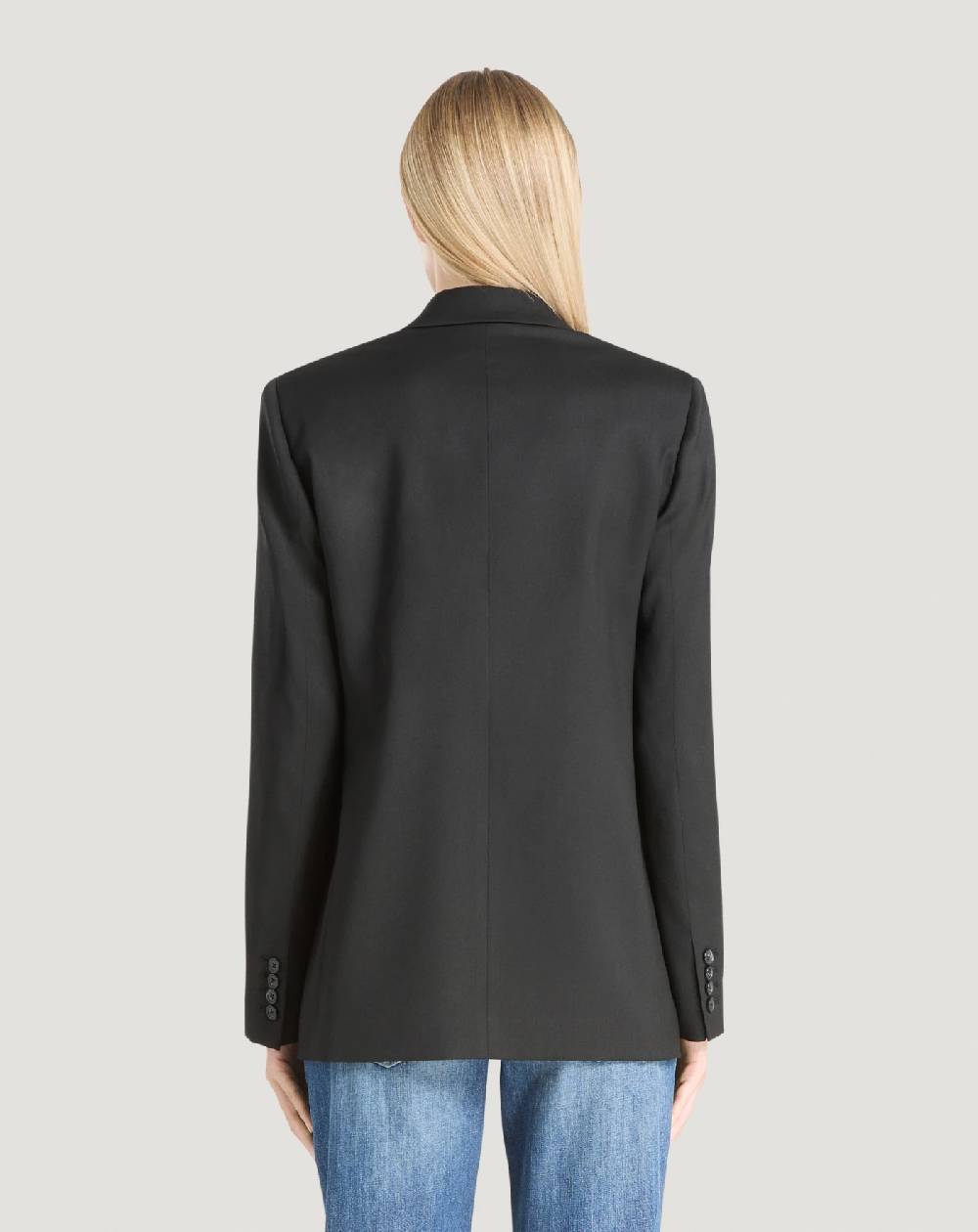 Pt Torino Blazer in twill di lana fluida Offerta speciale