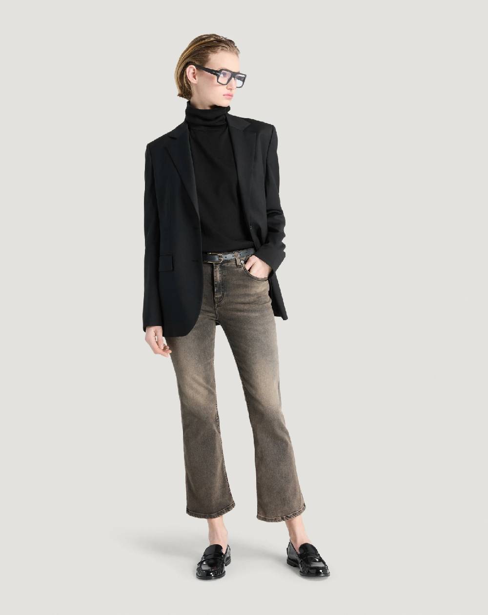 Pt Torino Jeans Kim in black denim stretch Flash Sale