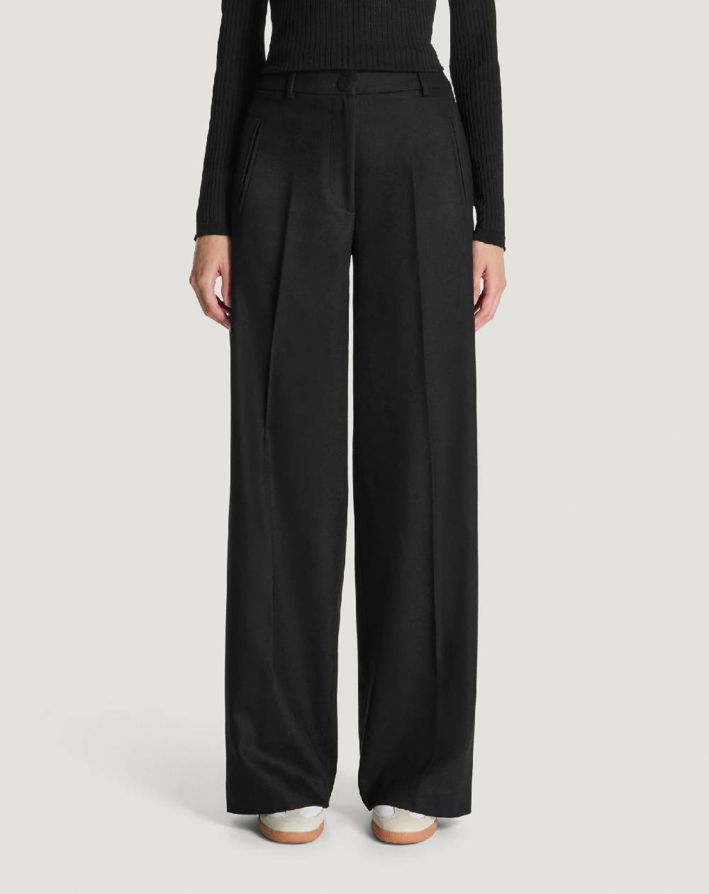 Pt Torino Pantaloni Alessandra in flanella Shopping online