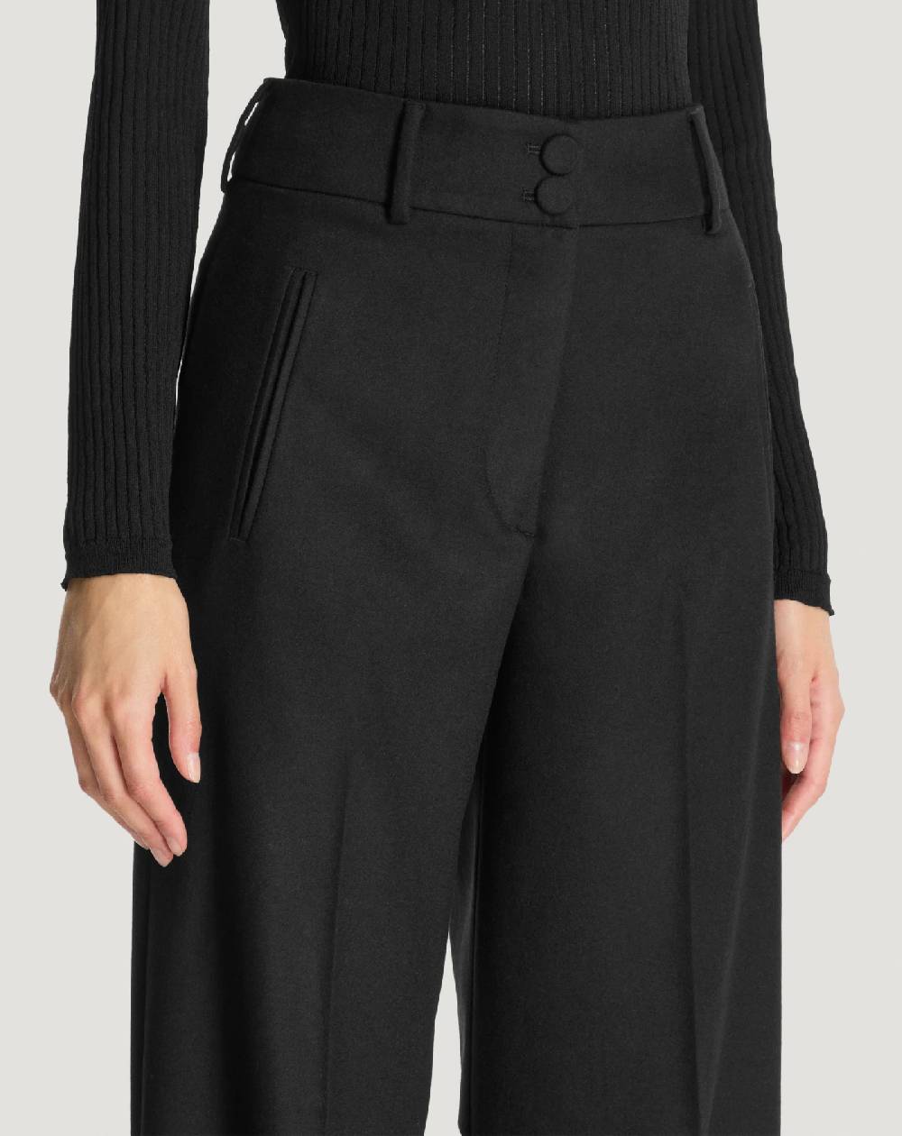 Pt Torino Pantaloni Alessandra in flanella Shopping online