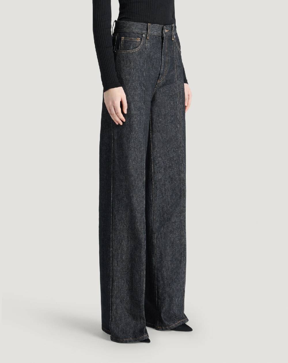 Pt Torino Jeans Cyndi in black denim Offerta natalizia