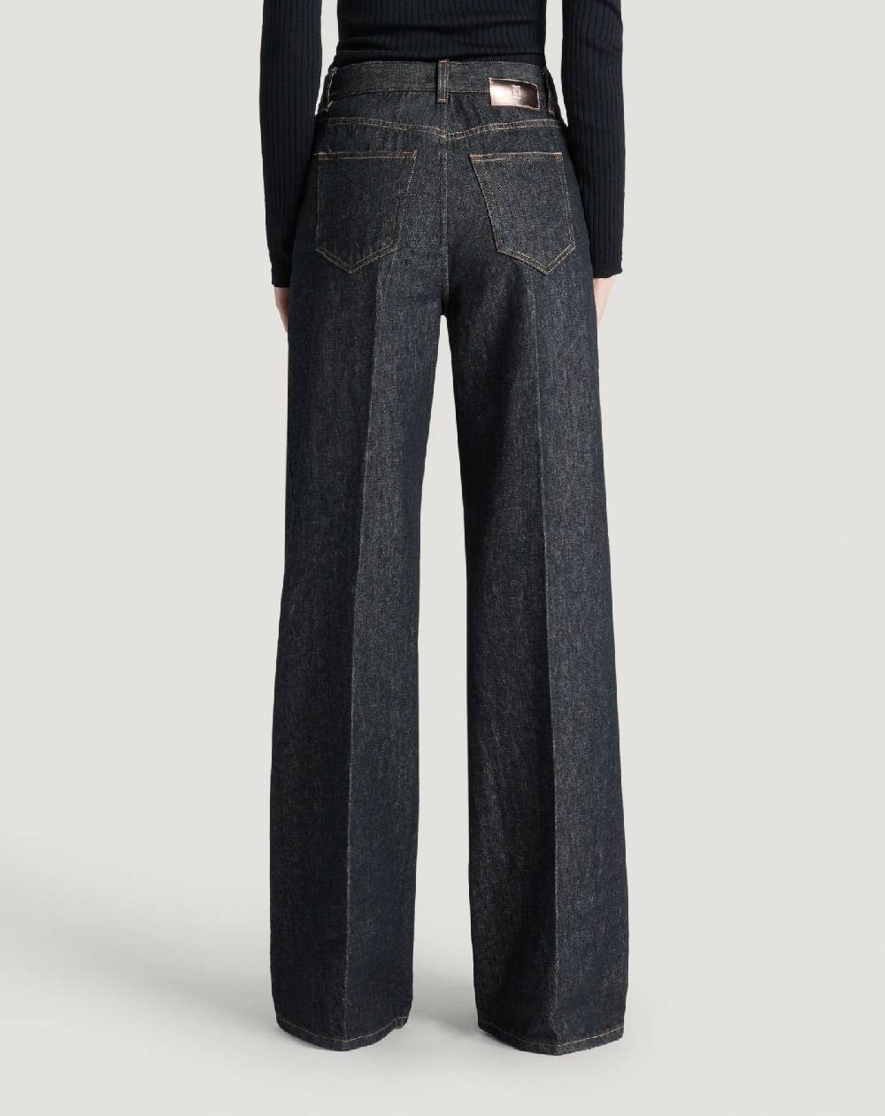 Pt Torino Jeans Cyndi in black denim Offerta natalizia