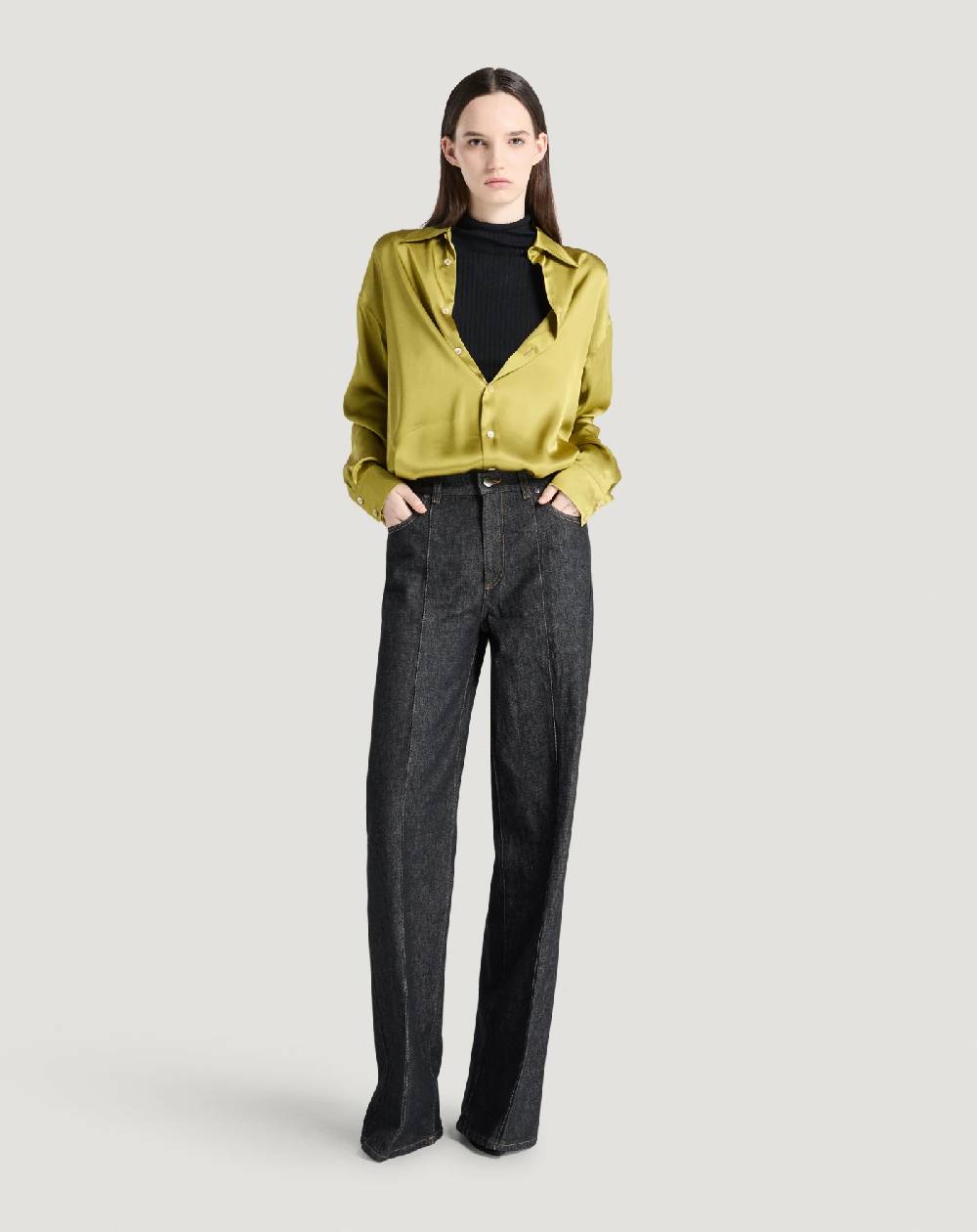 Pt Torino Jeans Cyndi in black denim Offerta natalizia