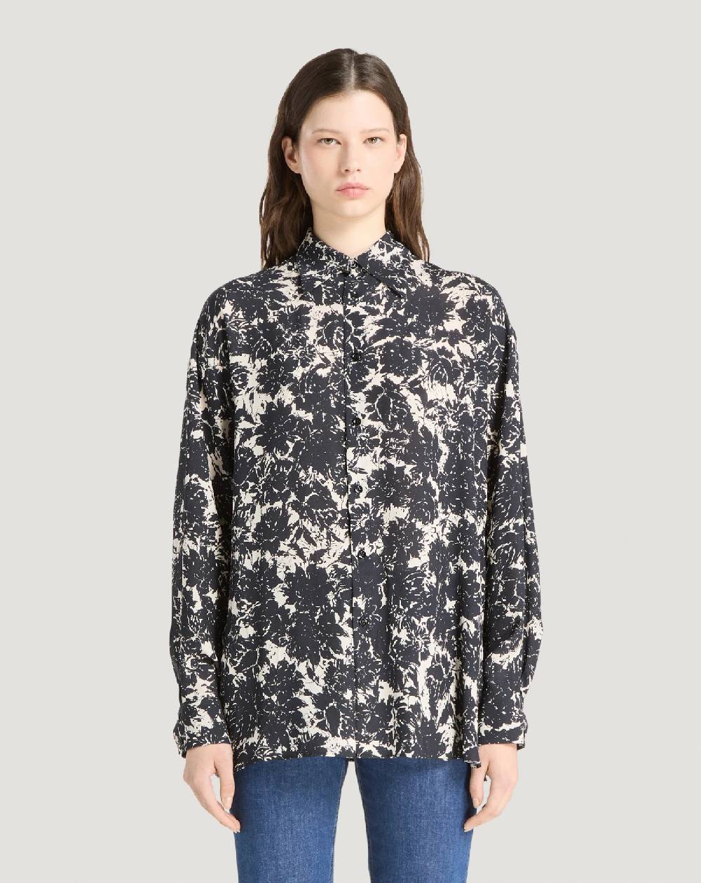 Pt Torino Camicia in georgette stampata Offerta Pasqua
