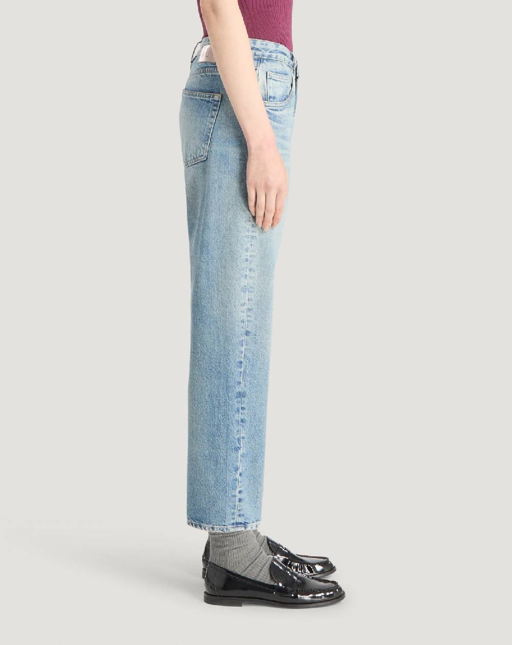 Pt Torino Jeans Tina in denim indigo di cotone Offerta per la Festa della Mamma