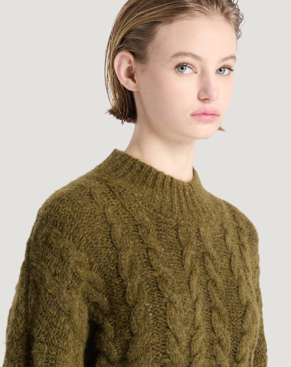 Pt Torino Maglia boxy in misto alpaca Smaltimento dello stoccaggio