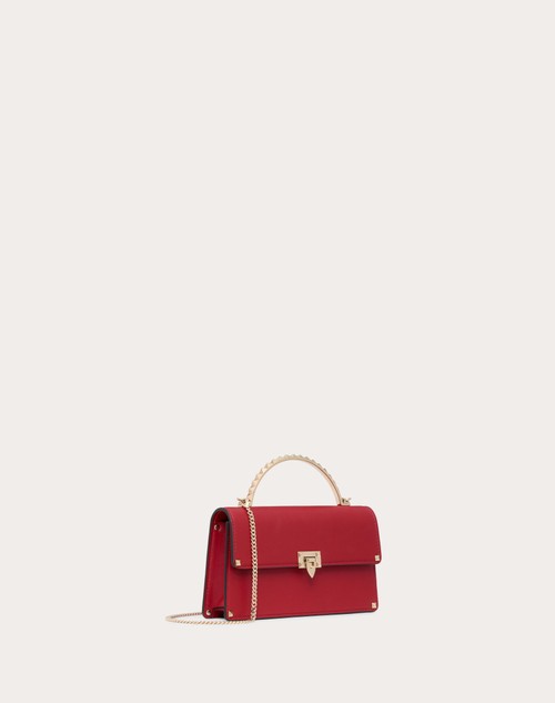 Red Valentino MINI BORSA A MANO ROCKSTUD IN VITELLO I Più Venduti