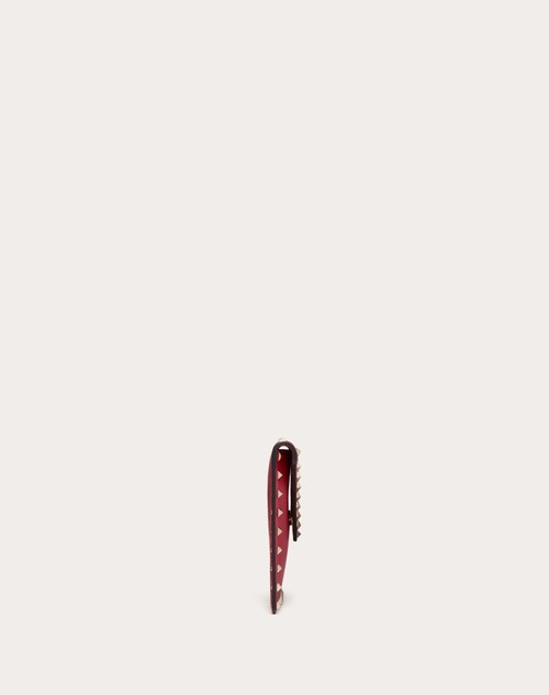 Red Valentino POUCH ROCKSTUD IN VITELLO GRANATO In Saldo