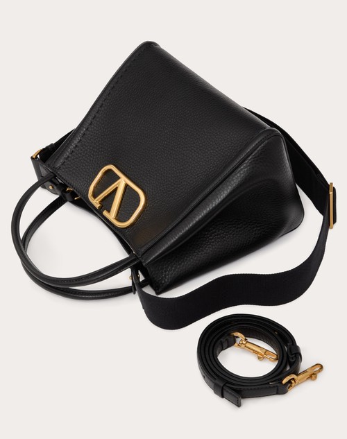 Red Valentino BORSA A MANO MEDIA VALENTINO GARAVANI ALLTIME IN VITELLO GRANATO Sottocosto