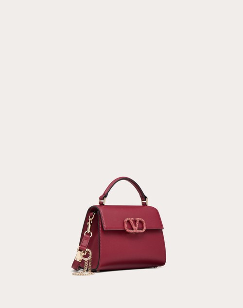 Red Valentino BORSA A MANO MINI VALENTINO GARAVANI VSLING CON LOGO GIOIELLO Novità
