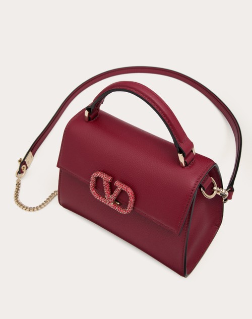 Red Valentino BORSA A MANO MINI VALENTINO GARAVANI VSLING CON LOGO GIOIELLO Novità