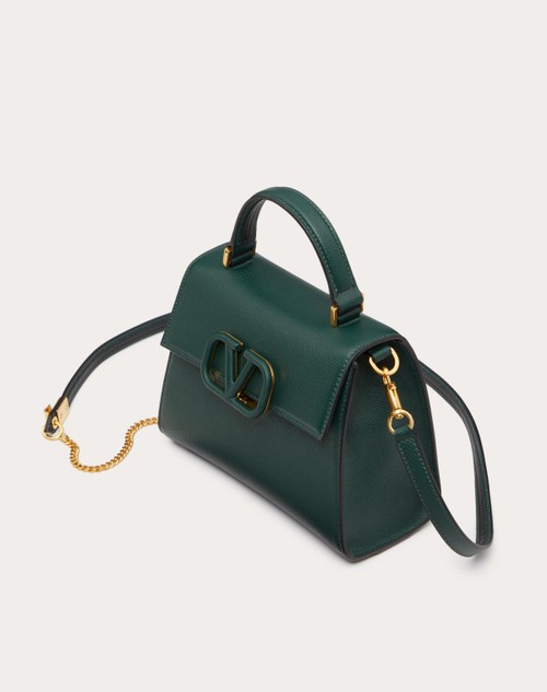 Red Valentino BORSA A MANO PICCOLA VSLING IN VITELLO GRANATO Saldi Di Fabbrica