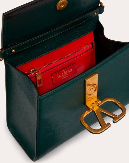 Red Valentino BORSA A MANO PICCOLA VSLING IN VITELLO GRANATO Saldi Di Fabbrica