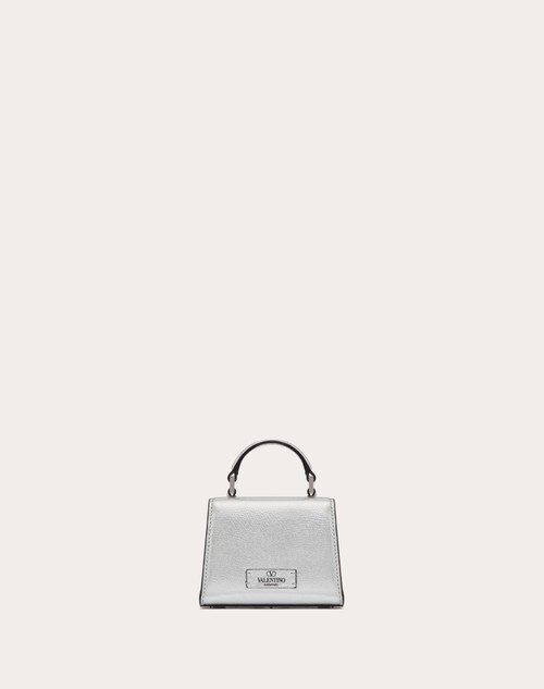 Red Valentino BORSA A MANO MICRO VSLING IN VITELLO GRANATO METALLIZZATO Moda