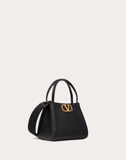 Red Valentino BORSA A MANO PICCOLA VALENTINO GARAVANI ALLTIME IN VITELLO GRANATO 2025