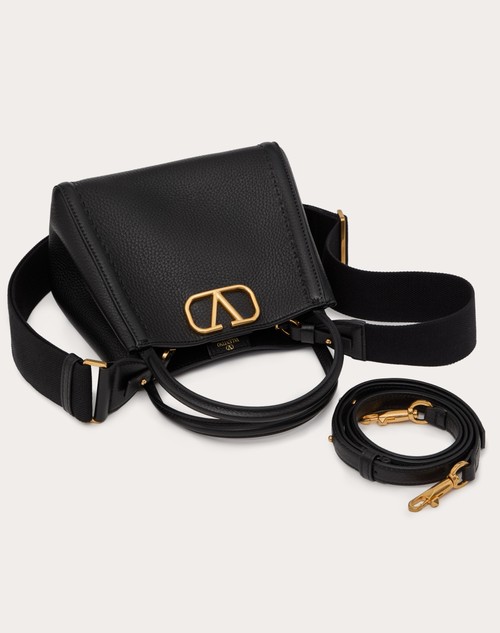 Red Valentino BORSA A MANO PICCOLA VALENTINO GARAVANI ALLTIME IN VITELLO GRANATO 2025
