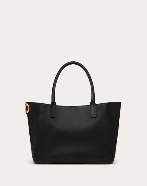 Red Valentino BORSA SHOPPING VLOGO SIDE IN VITELLO NAPPATO Vendita