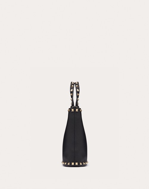 Red Valentino POUCH CON TRACOLLA ROCKSTUD IN VITELLO GRANATO Spedizione Gratuita