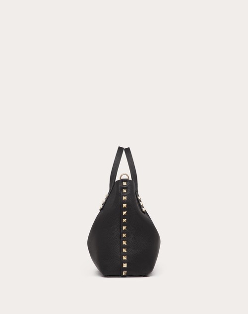 Red Valentino BORSA PICCOLA ROCKSTUD IN VITELLO GRANATO CON FODERA A CONTRASTO Acquista Ora