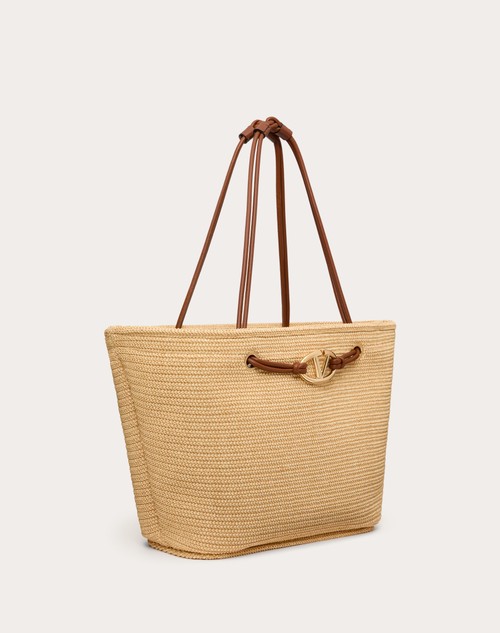 Red Valentino BORSA SHOPPING GRANDE VALENTINO GARAVANI ESCAPE IN RAFIA Convenienza