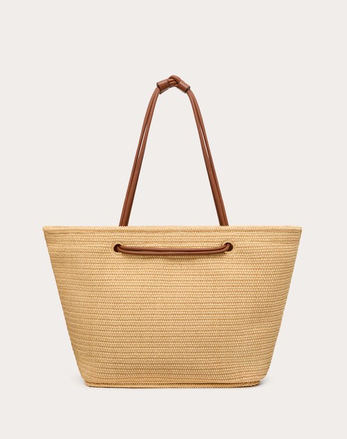Red Valentino BORSA SHOPPING GRANDE VALENTINO GARAVANI ESCAPE IN RAFIA Convenienza