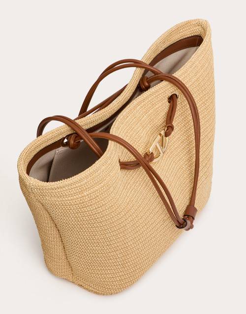 Red Valentino BORSA SHOPPING GRANDE VALENTINO GARAVANI ESCAPE IN RAFIA Convenienza