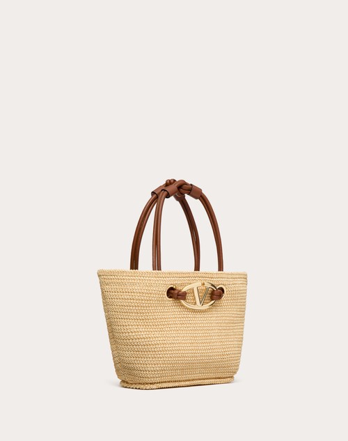 Red Valentino BORSA SHOPPING PICCOLA VALENTINO GARAVANI ESCAPE IN RAFIA Novità