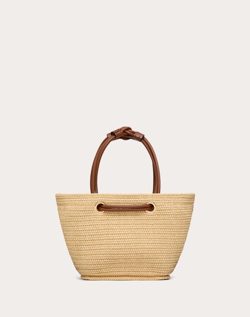Red Valentino BORSA SHOPPING PICCOLA VALENTINO GARAVANI ESCAPE IN RAFIA Novità