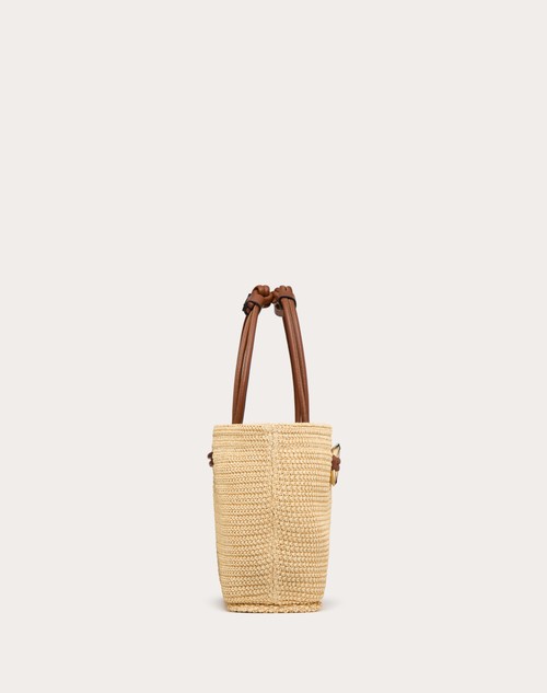 Red Valentino BORSA SHOPPING PICCOLA VALENTINO GARAVANI ESCAPE IN RAFIA Novità