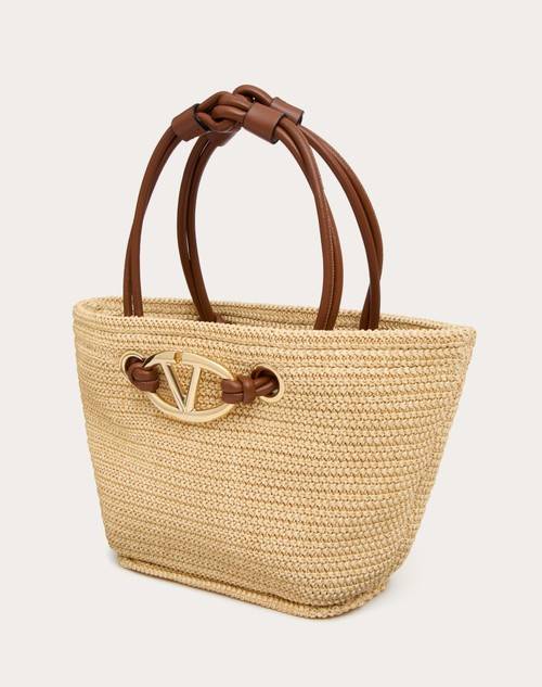 Red Valentino BORSA SHOPPING PICCOLA VALENTINO GARAVANI ESCAPE IN RAFIA Novità