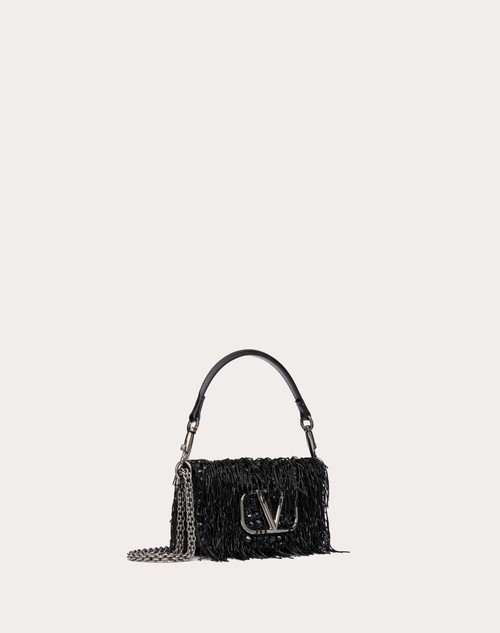 Red Valentino BORSA PICCOLA A SPALLA VALENTINO GARAVANI LOCÒ RICAMATA Saldi Di Fabbrica