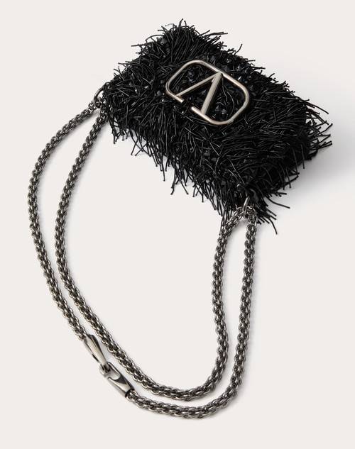 Red Valentino BORSA PICCOLA A SPALLA VALENTINO GARAVANI LOCÒ RICAMATA Saldi Di Fabbrica