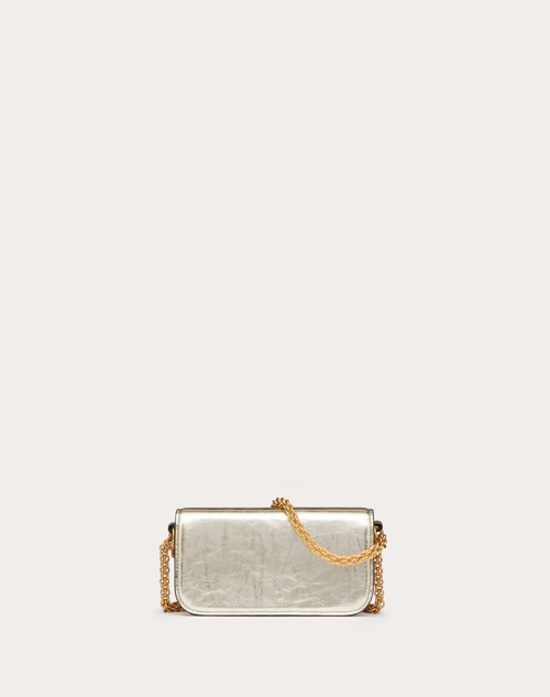 Red Valentino BORSA PICCOLA A SPALLA VALENTINO GARAVANI LOCÒ IN VITELLO METALLIZZATO Negozio
