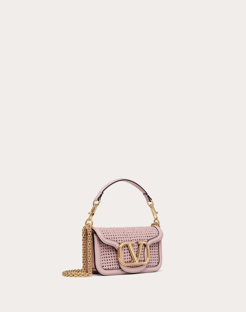 Red Valentino BORSA PICCOLA A SPALLA VALENTINO GARAVANI LOCÒ IN PELLE INTRECCIATA In Saldo
