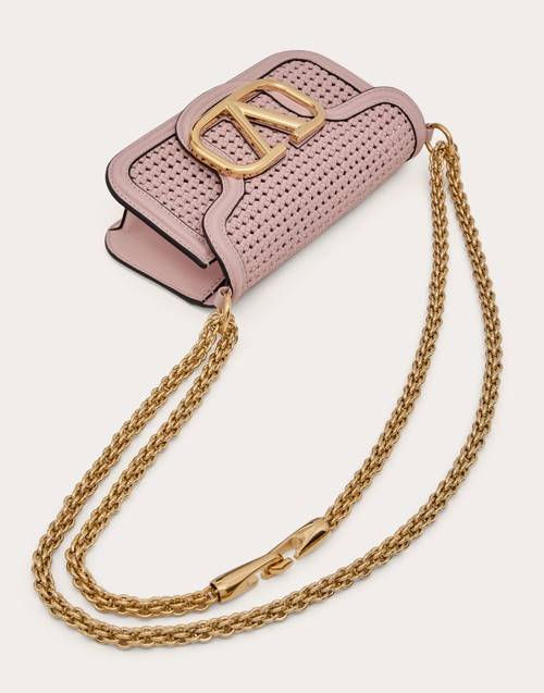 Red Valentino BORSA PICCOLA A SPALLA VALENTINO GARAVANI LOCÒ IN PELLE INTRECCIATA In Saldo