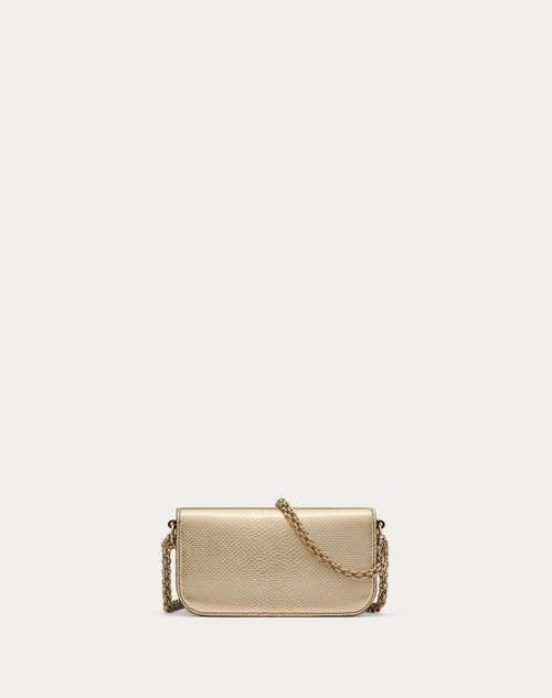 Red Valentino BORSA PICCOLA A SPALLA VALENTINO GARAVANI VALENTINO GARAVANI LOCÒ IN KARUNG METALLIZZATO Moda