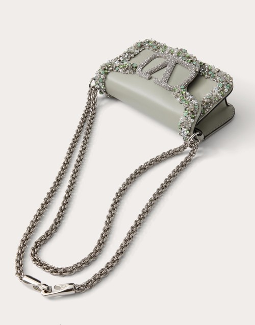 Red Valentino BORSA PICCOLA A SPALLA VALENTINO GARAVANI LOCÒ RICAMATA Italy
