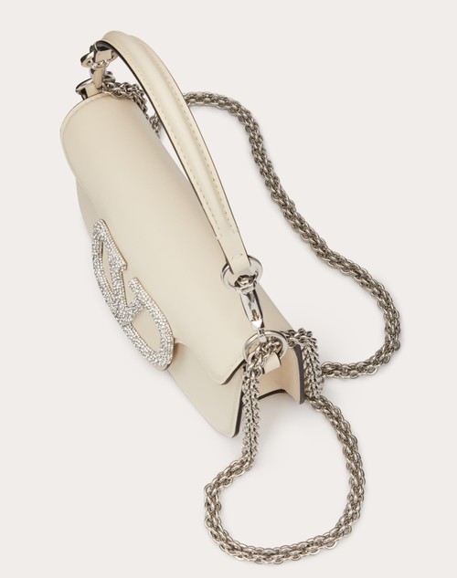 Red Valentino BORSA PICCOLA A SPALLA VALENTINO GARAVANI LOCÒ CON LOGO GIOIELLO Italia