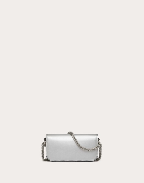 Red Valentino BORSA PICCOLA A SPALLA VALENTINO GARAVANI LOCÒ IN VITELLO METALLIZZATO Vendita