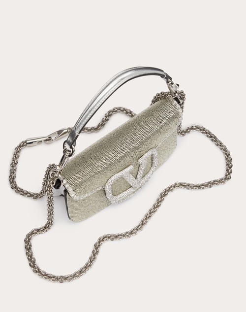 Red Valentino BORSA PICCOLA A SPALLA VALENTINO GARAVANI LOCÒ RICAMATA Sottocosto