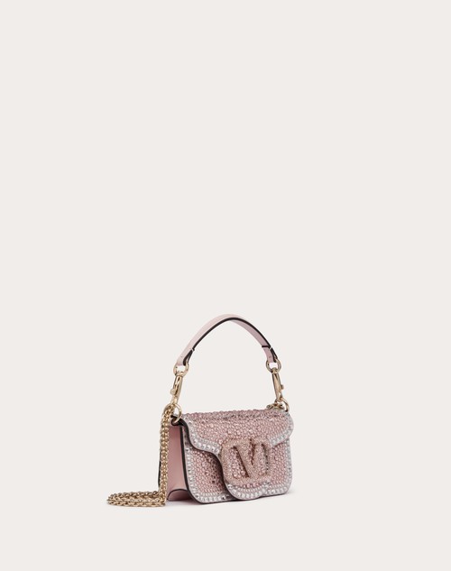 Red Valentino BORSA PICCOLA A SPALLA VALENTINO GARAVANI LOCÒ CON STRASS Convenienza