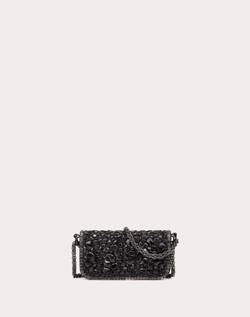 Red Valentino BORSA PICCOLA A SPALLA LOCÒ CON CRISTALLI Novità