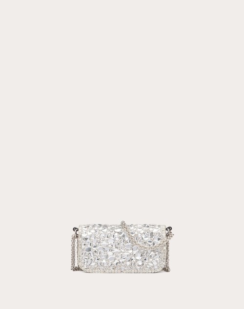 Red Valentino BORSA PICCOLA A SPALLA LOCÒ CON CRISTALLI Presa