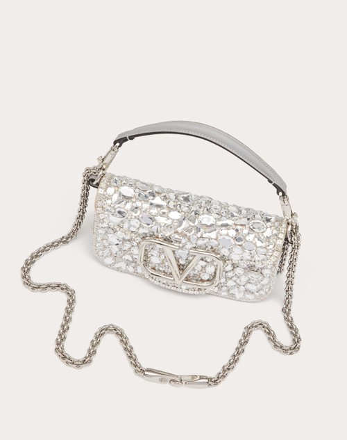 Red Valentino BORSA PICCOLA A SPALLA LOCÒ CON CRISTALLI Presa