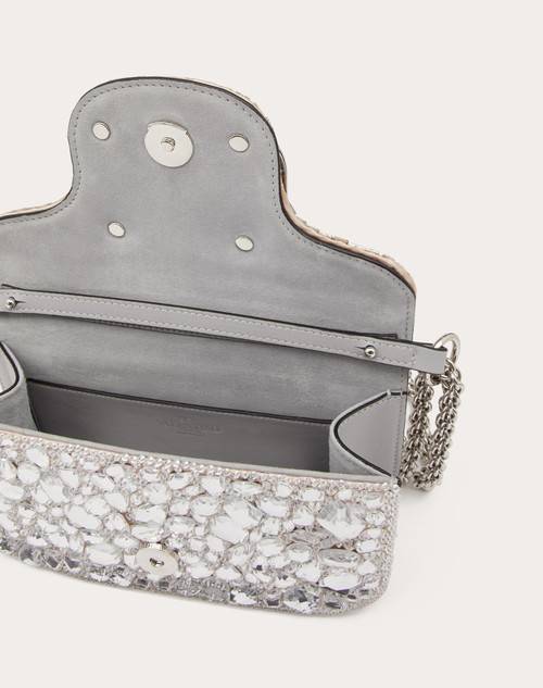 Red Valentino BORSA PICCOLA A SPALLA LOCÒ CON CRISTALLI Presa